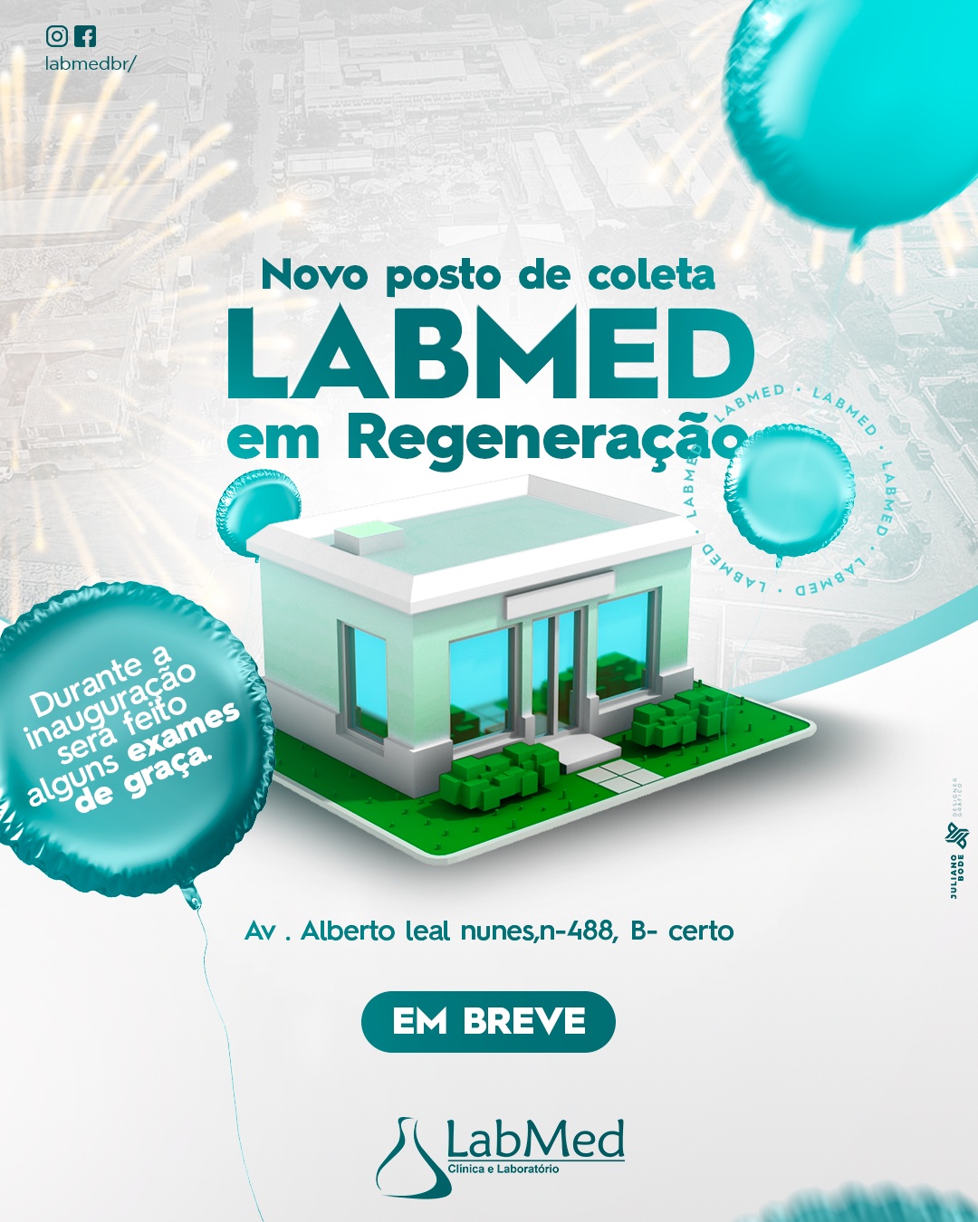 Labmed - A LABMED vai inaugurar um novo posto de coleta na... | Facebook