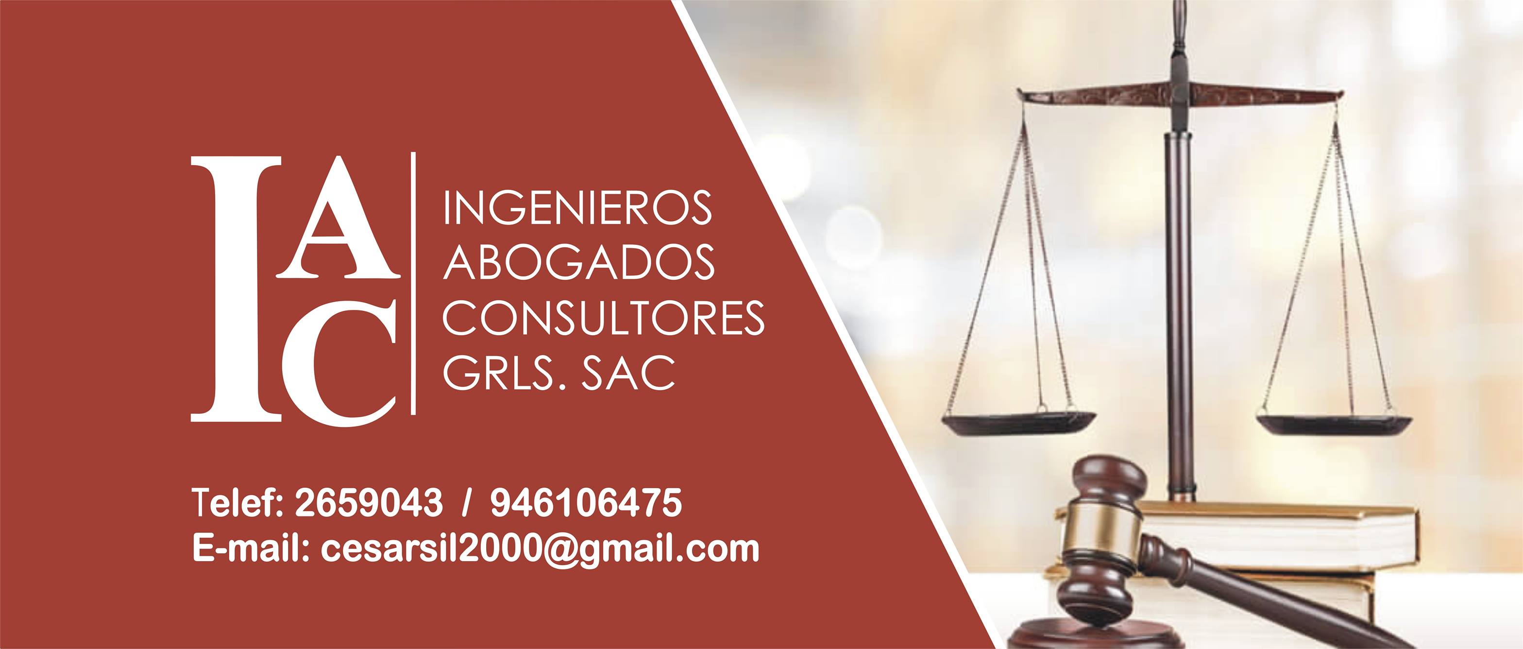 IAC - Ingenieros Abogados Consultores Generales SAC | Lima