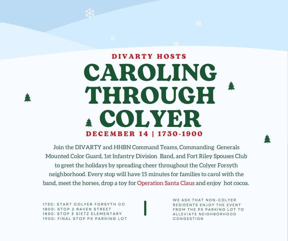 It’s a Christmas countdown! 🚨... - Fort Riley Spouses Club | Facebook