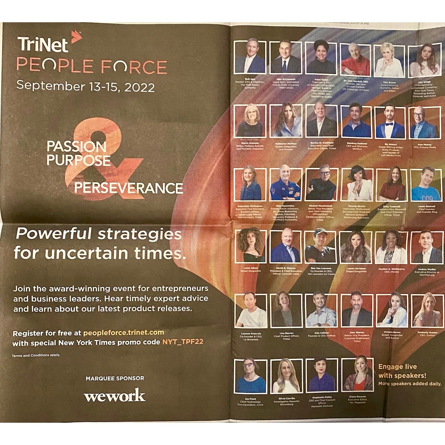 TriNet - Who caught our two-page spread for TriNet...