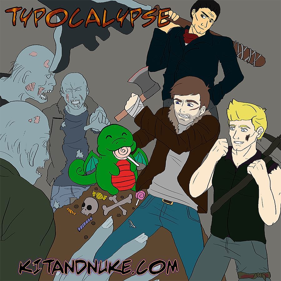 Kit and Nuke - Happy Halloween! ... oh no, Lovecraft look out! Ty and ...