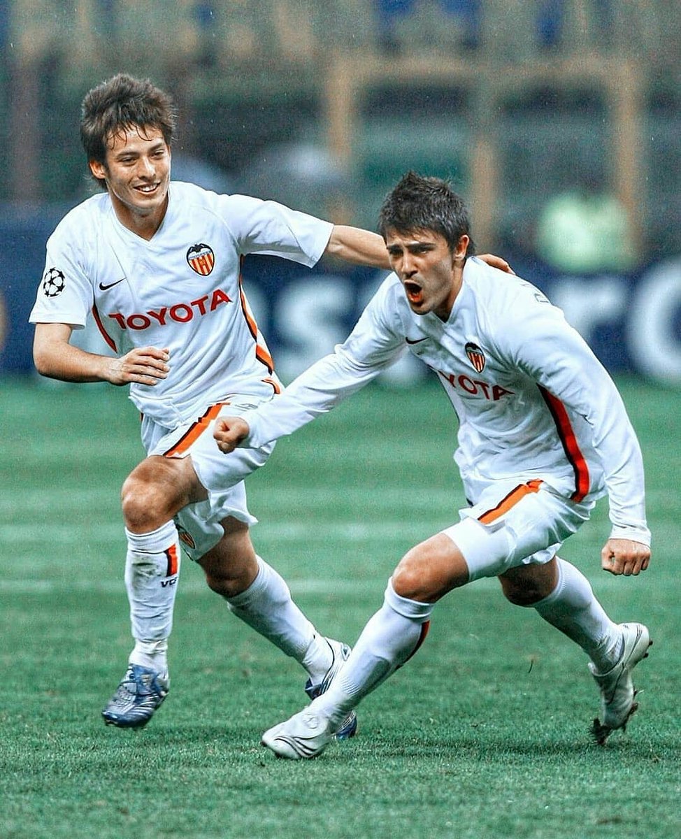 Valencia 2006/07 by Nike Worn by David Silva and David Villa 🤝