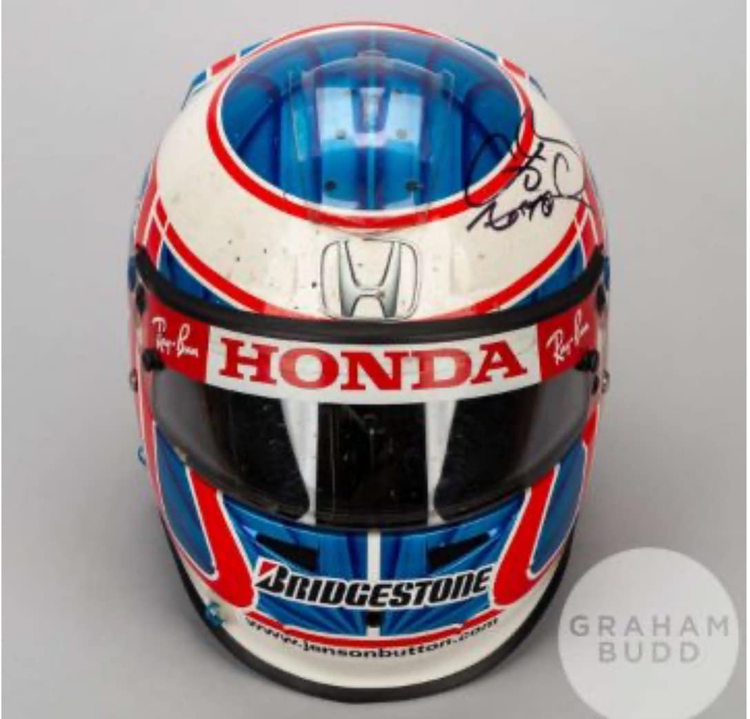 Jenson Button 2024 Le Mans Arai 1:2 Helmet All 96pcs signed by the