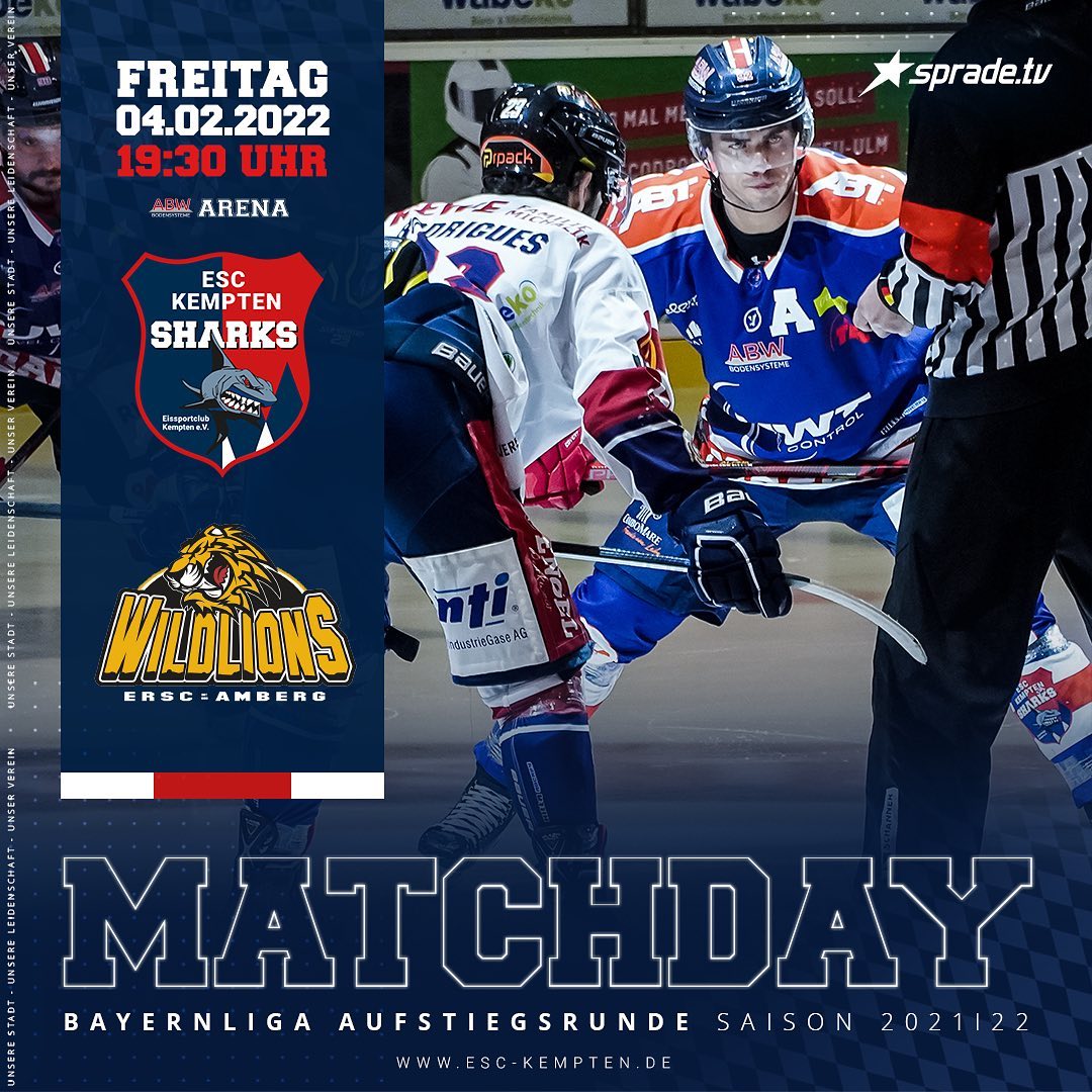 ESC - 🥅 AUFSTIEGSRUNDE MATCHDAY 🥅 HEUTE ABEND um 19:30UHR SHARKS vs ...