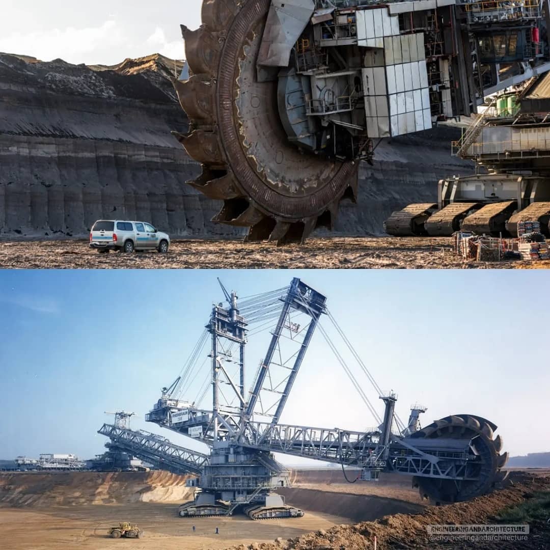 Mechanical - Bagger 293 ⛏️ This is the largest digging machine (or ...