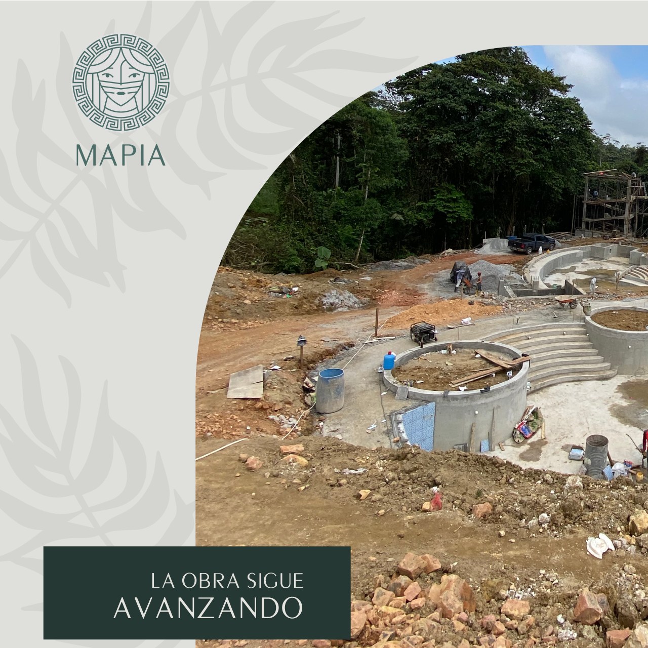 ¡La obra sigue avanzando y no... - Mapia Quintas Vacacionales