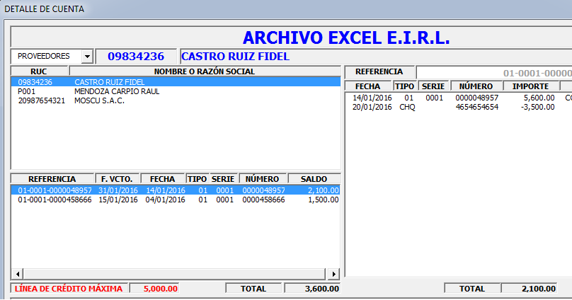 Archivo Excel - 🗂 CONTROL DE DEUDAS 🗂 📌 Este aplicativo...