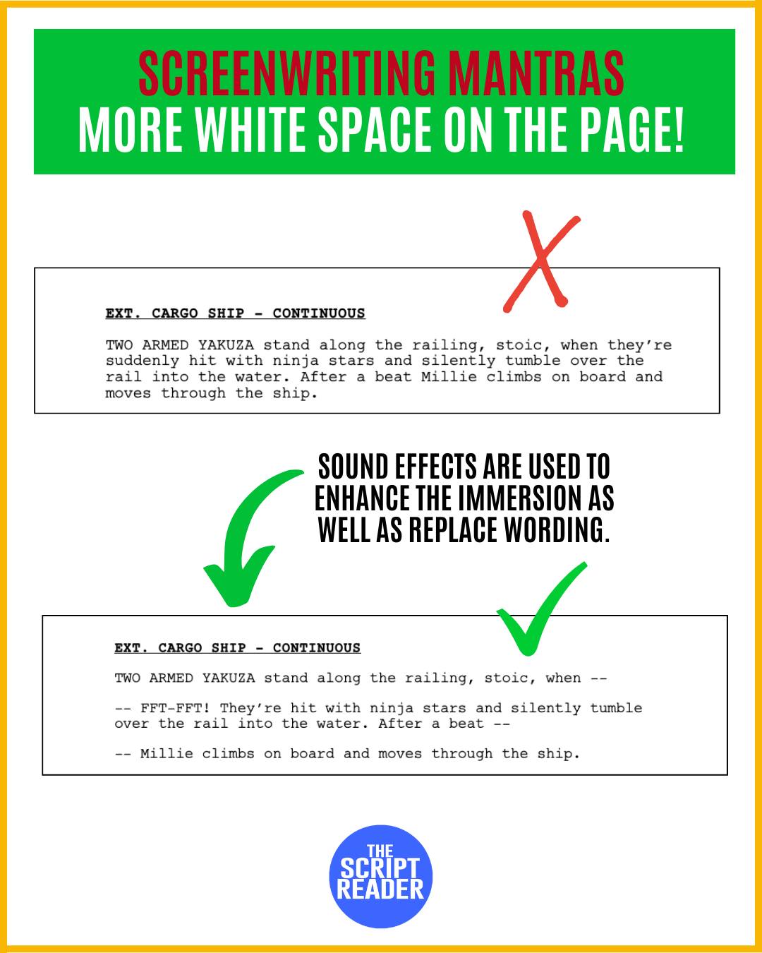 The Script Reader's Cheat Sheet