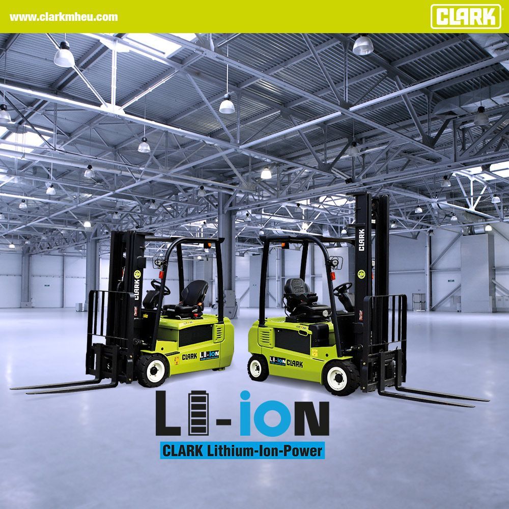 CLARK Europe - CLARK introduces first counterbalance truck with lithium ...