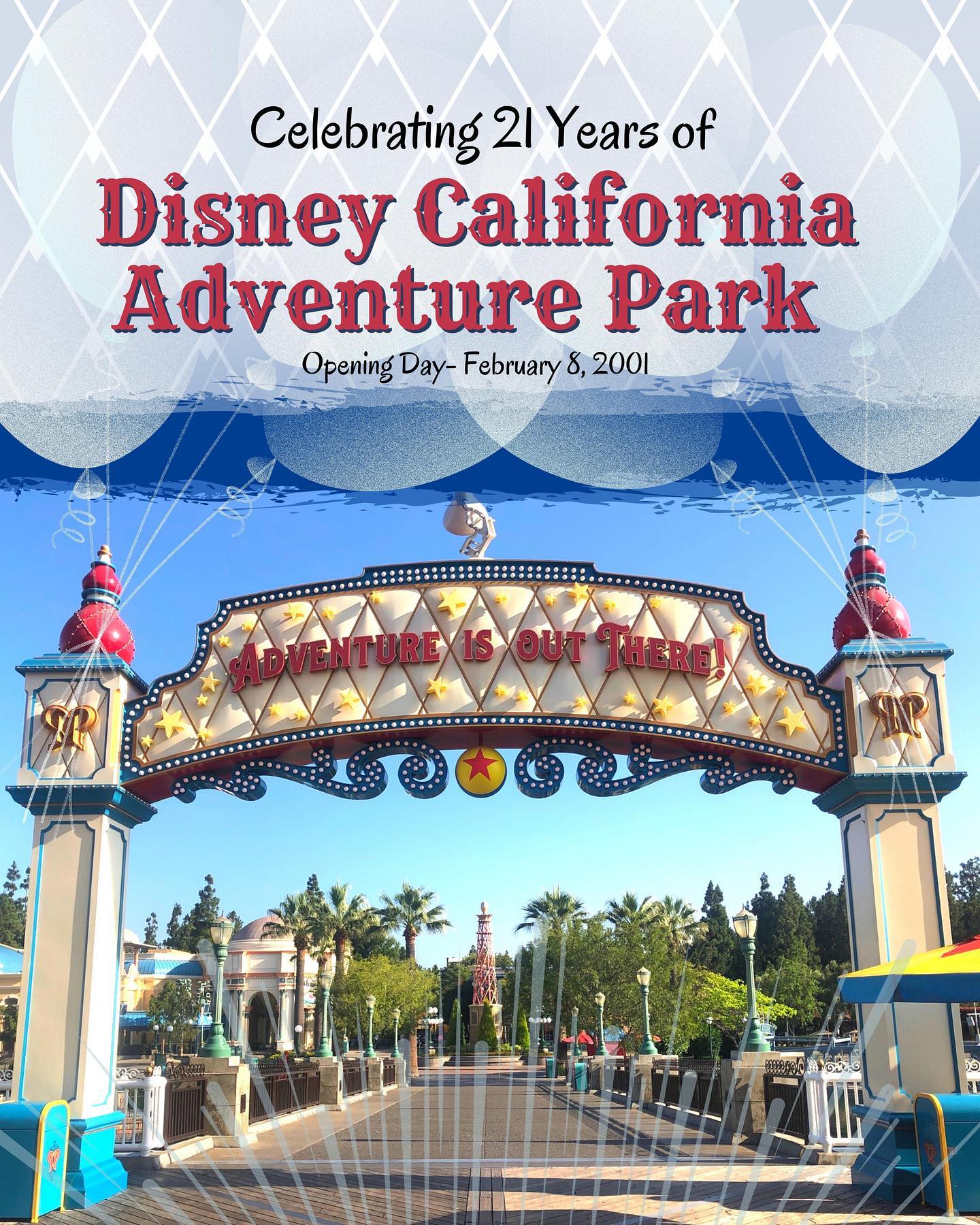 2001 - The first park map of Disney's California Adventure no