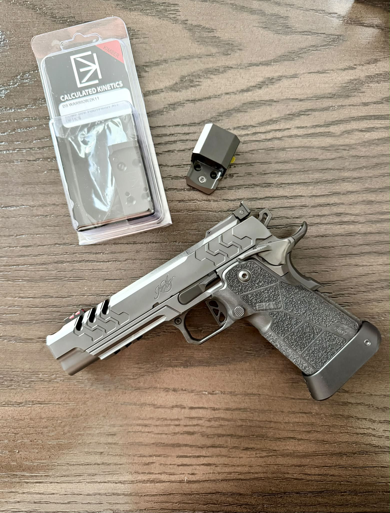 Calculated Kinetics Dog Tag and Osight SE DPP on Kimber 2K11 5
