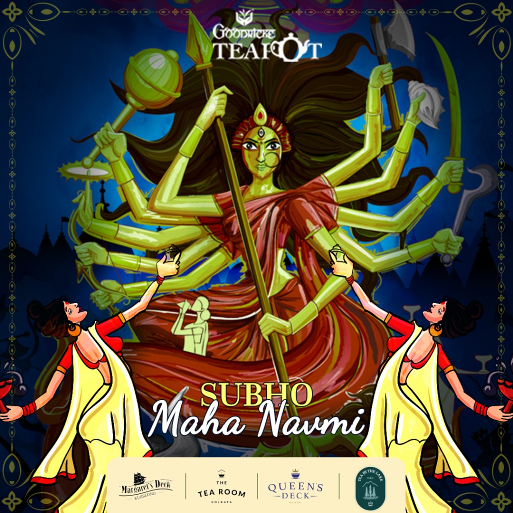 On this day of Durga Puja May the... - Goodricke Teapot