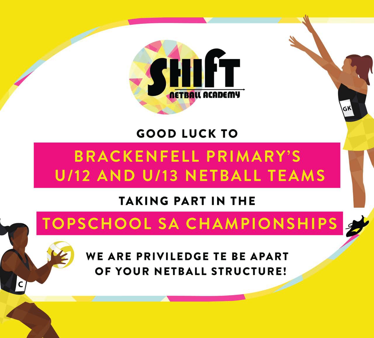 Shift - Good luck Laerskool Brackenfell Primary! Enjoy every moment. 👟🏐 ...