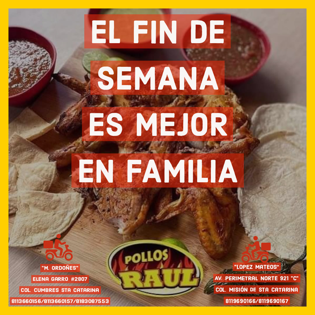 Pollos Raul Suc. Ordoñez - Home - Santa Catarina, Nuevo Leon - Menu ...