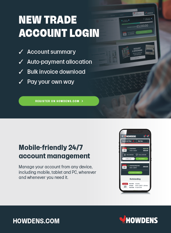 Howdens - NEW... 'Online Trade Account Facility' - Account... | Facebook