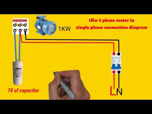 How to run 3 phase motor on single... - Asi Electrical wiring