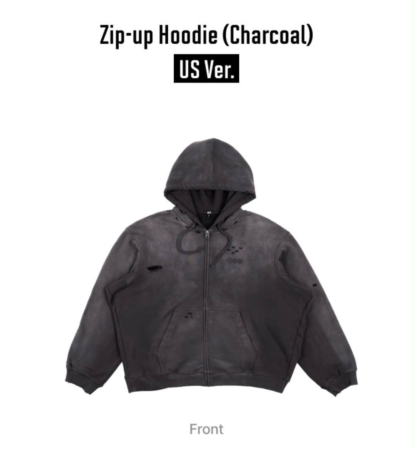 BTS zip up size L or XL for sale?