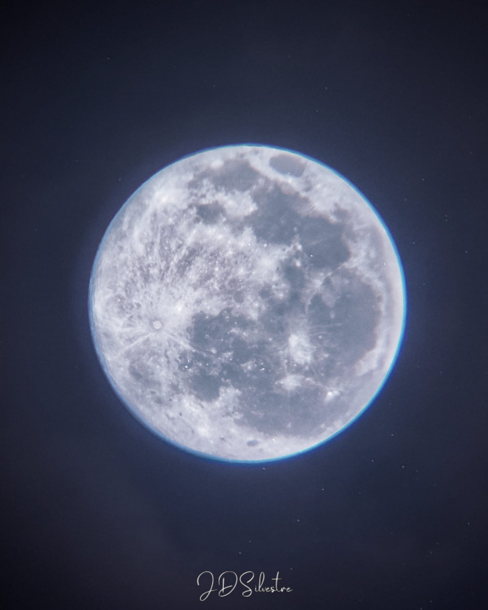 Full moon composition with F70076 telescope and Oneplus 10R