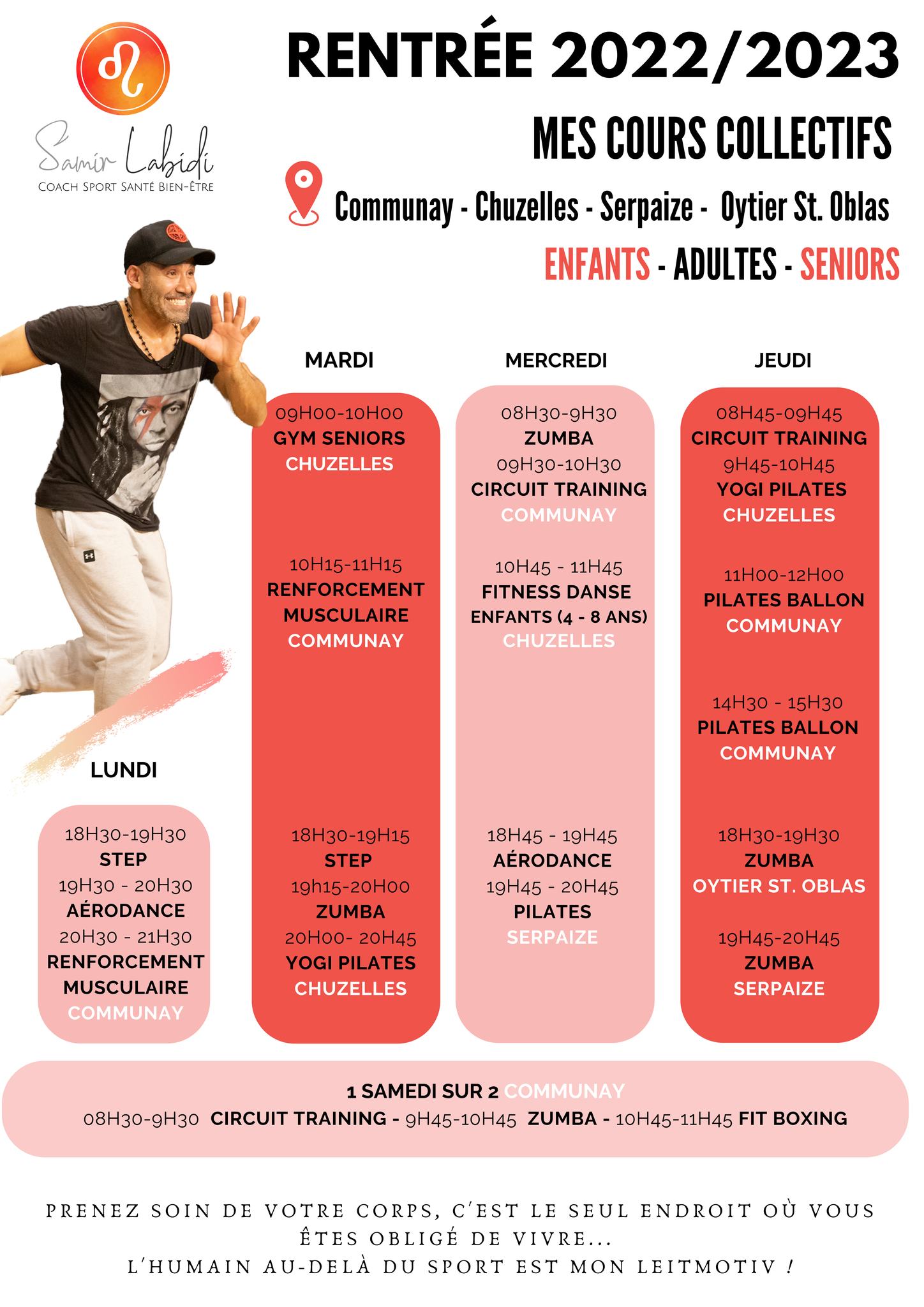 MES COURS COLLECTIFS -... - Samir Labidi Coach Sport Santé | Facebook