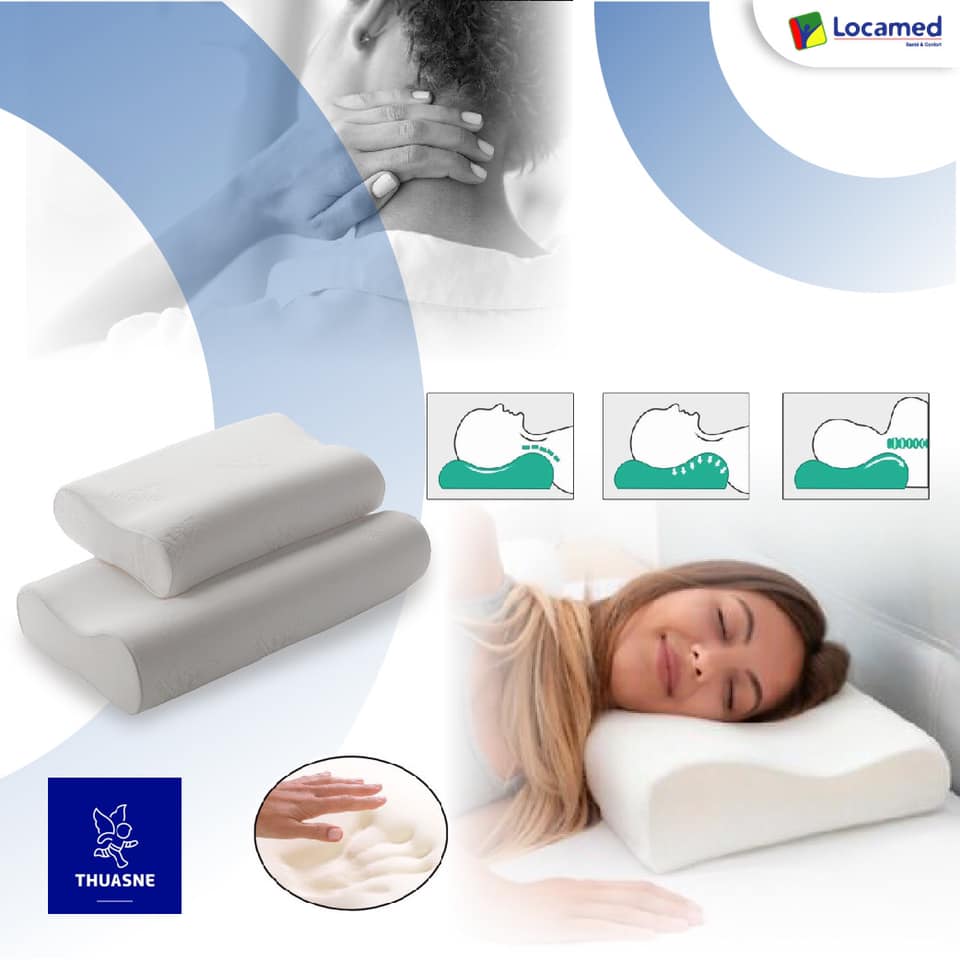 Bedshire Pillow Paire De Coussins Cervicaux Orthopédiques