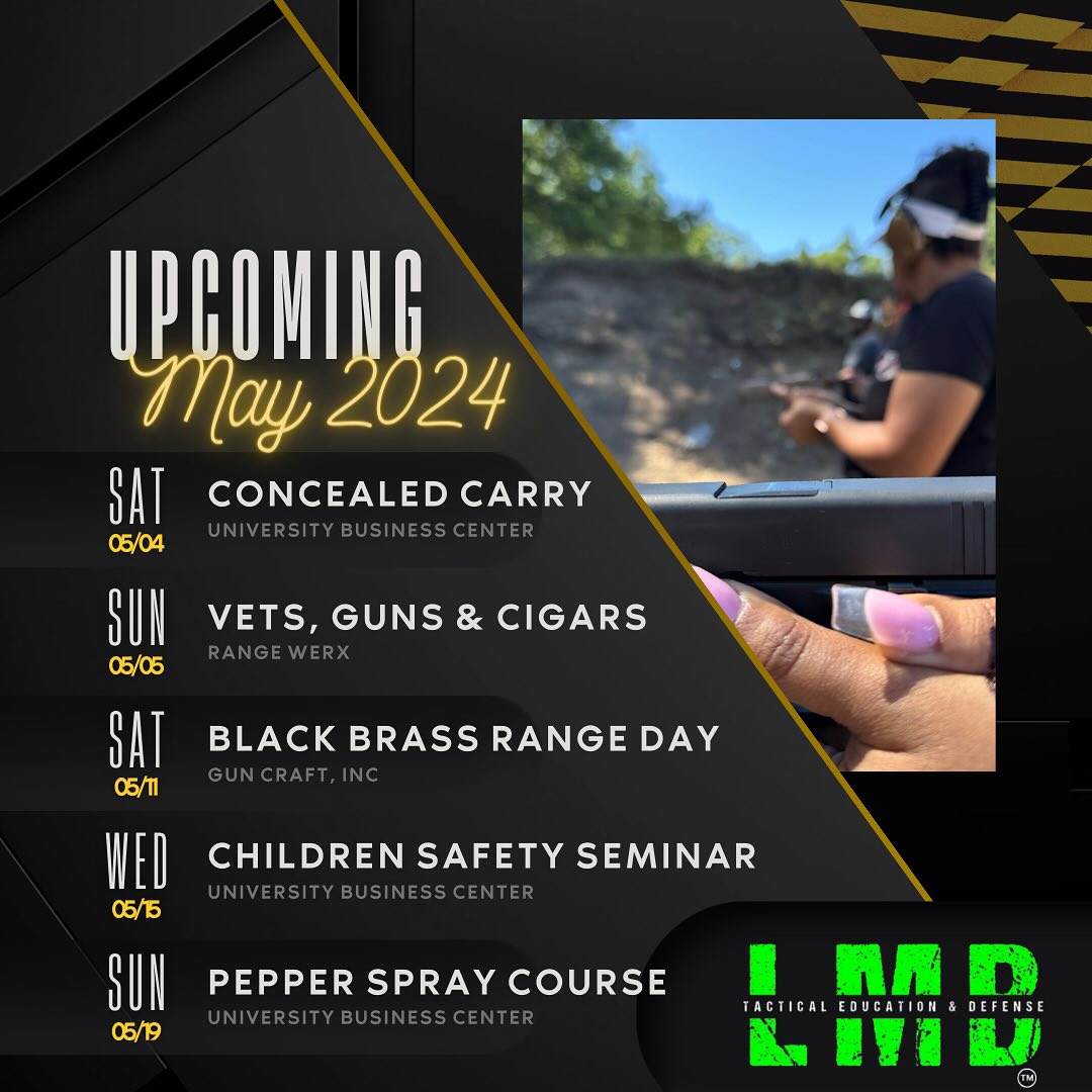 🚨 May 2024 is... - Tactical Education & Defense, LLC | Facebook