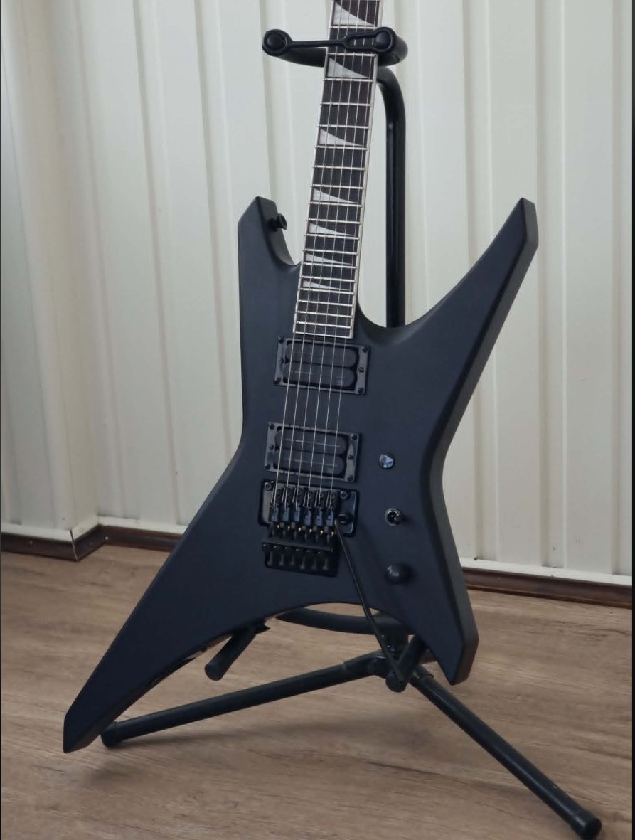 Check out this Jackson Custom Shop Warbird Warrior with a Flying