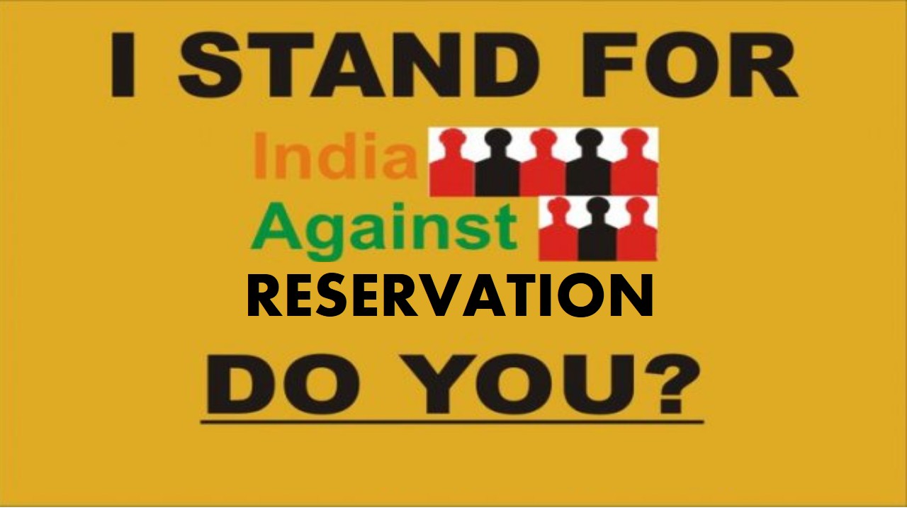 India against reservation | Facebook