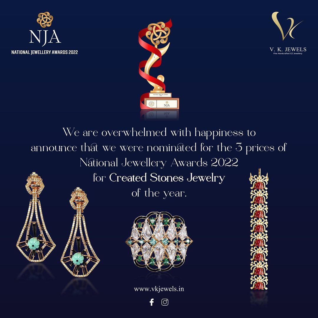 V.K.Jewels - THIS TIME IS A HATRICK FOR US. WE ARE PROUD TO ANNOUNCE ...