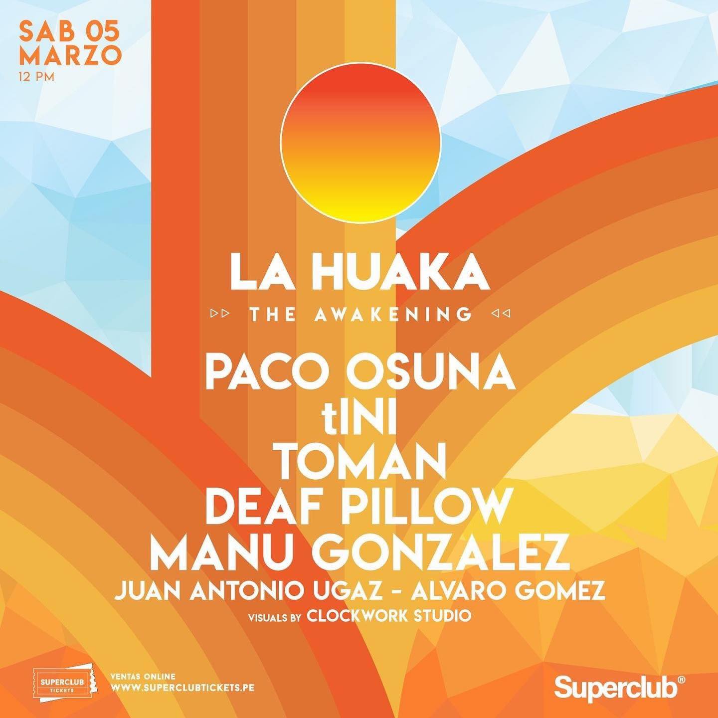 Rave Peru - ☀️LA HVAKA☀️ 🗓 05 Marzo #lahuaka #superclub...