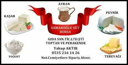 Profile for Osmanoğlu SÜT BURSA