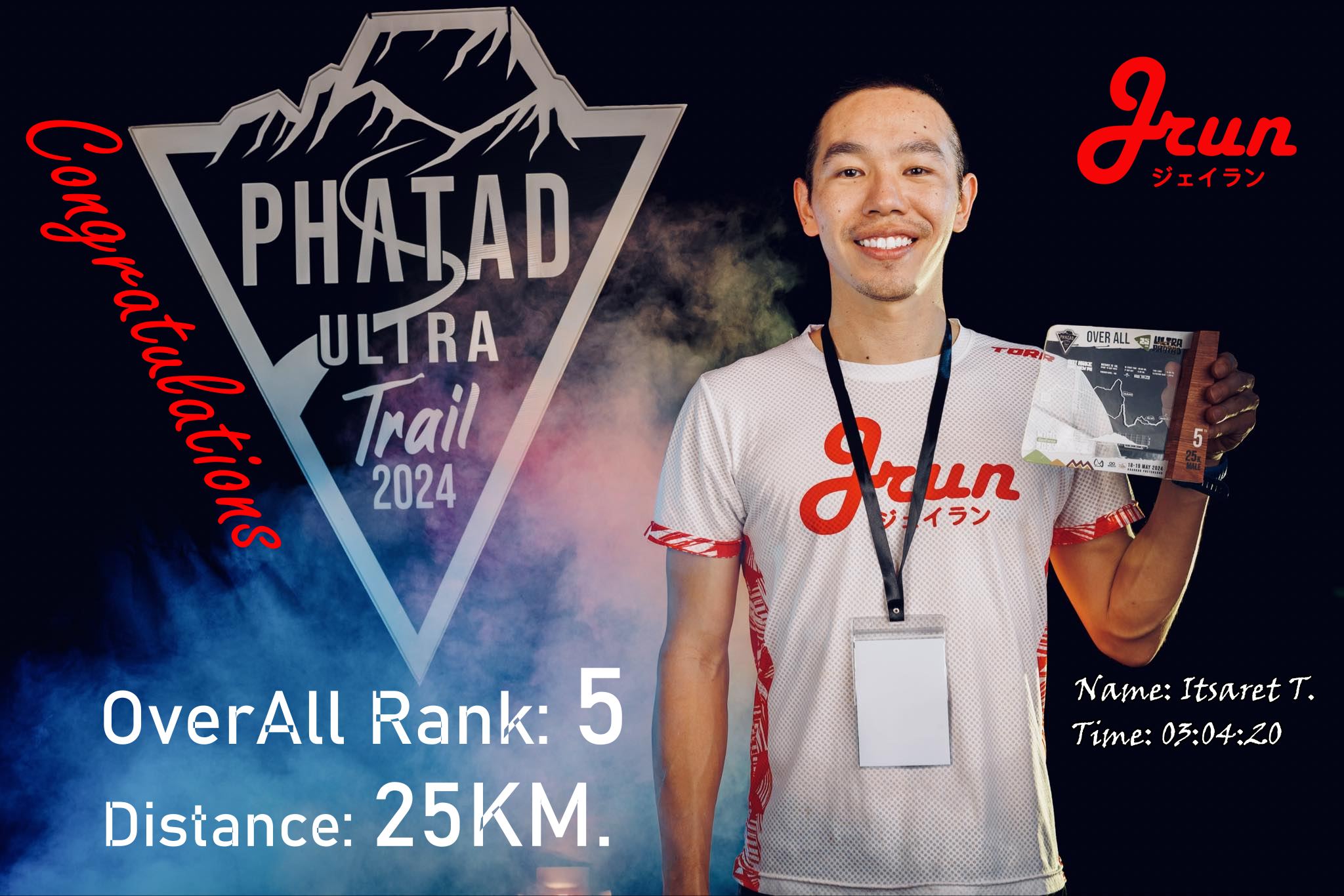 JRUN เจ-รัน - Congratulations กับคุณต่อ Torr Thongnoppakun...