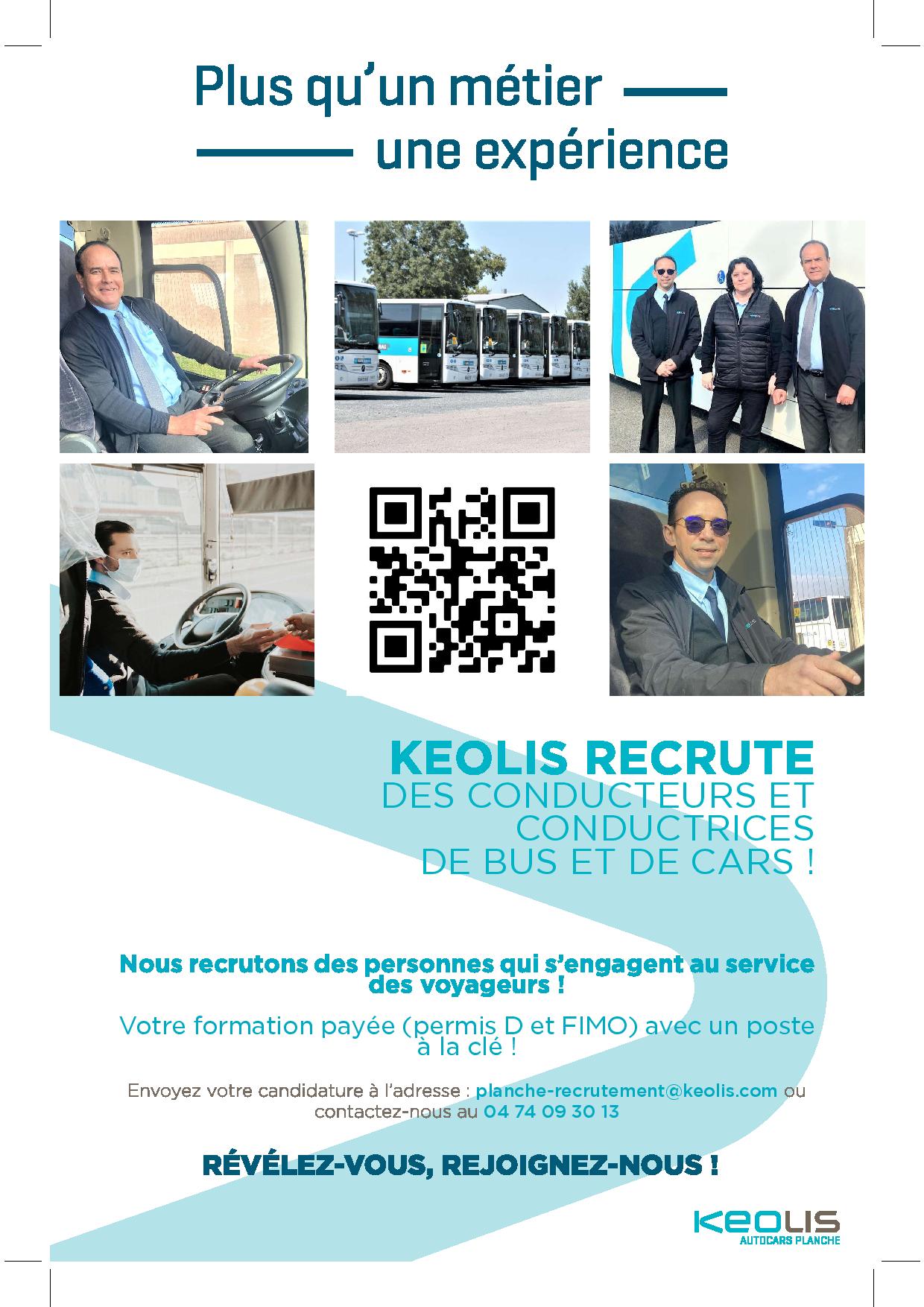 [Emploi] KEOLIS recrute des... - Commune de Thurins