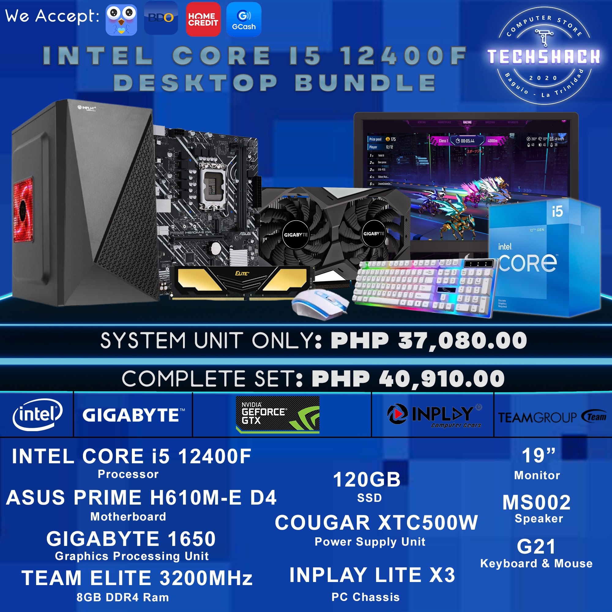 TechShack Computer Store - Baguio City - All parts are brand new and ...