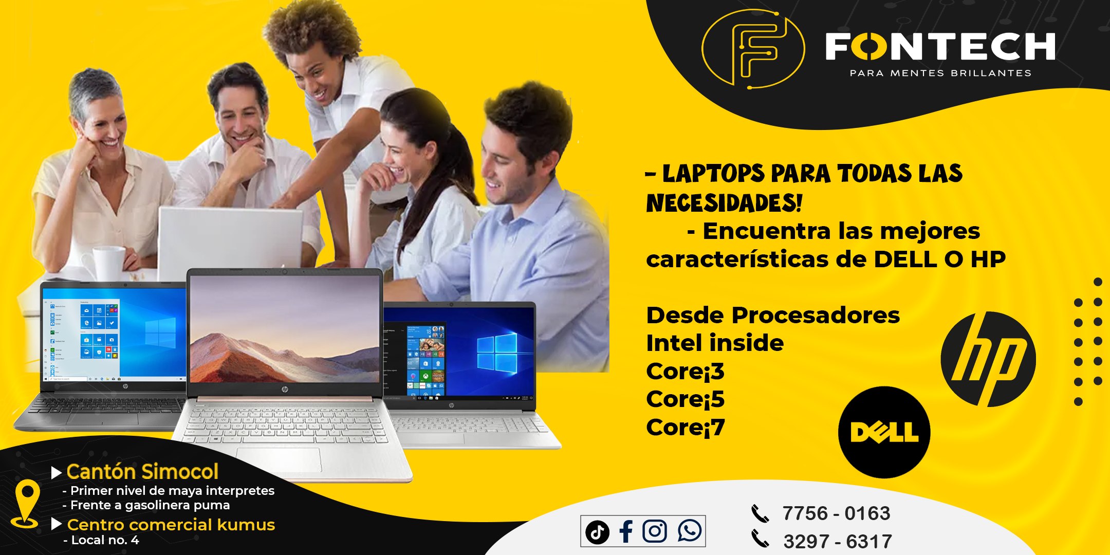 Tiendas Fontech - Variedad de Laptops de Diferentes...
