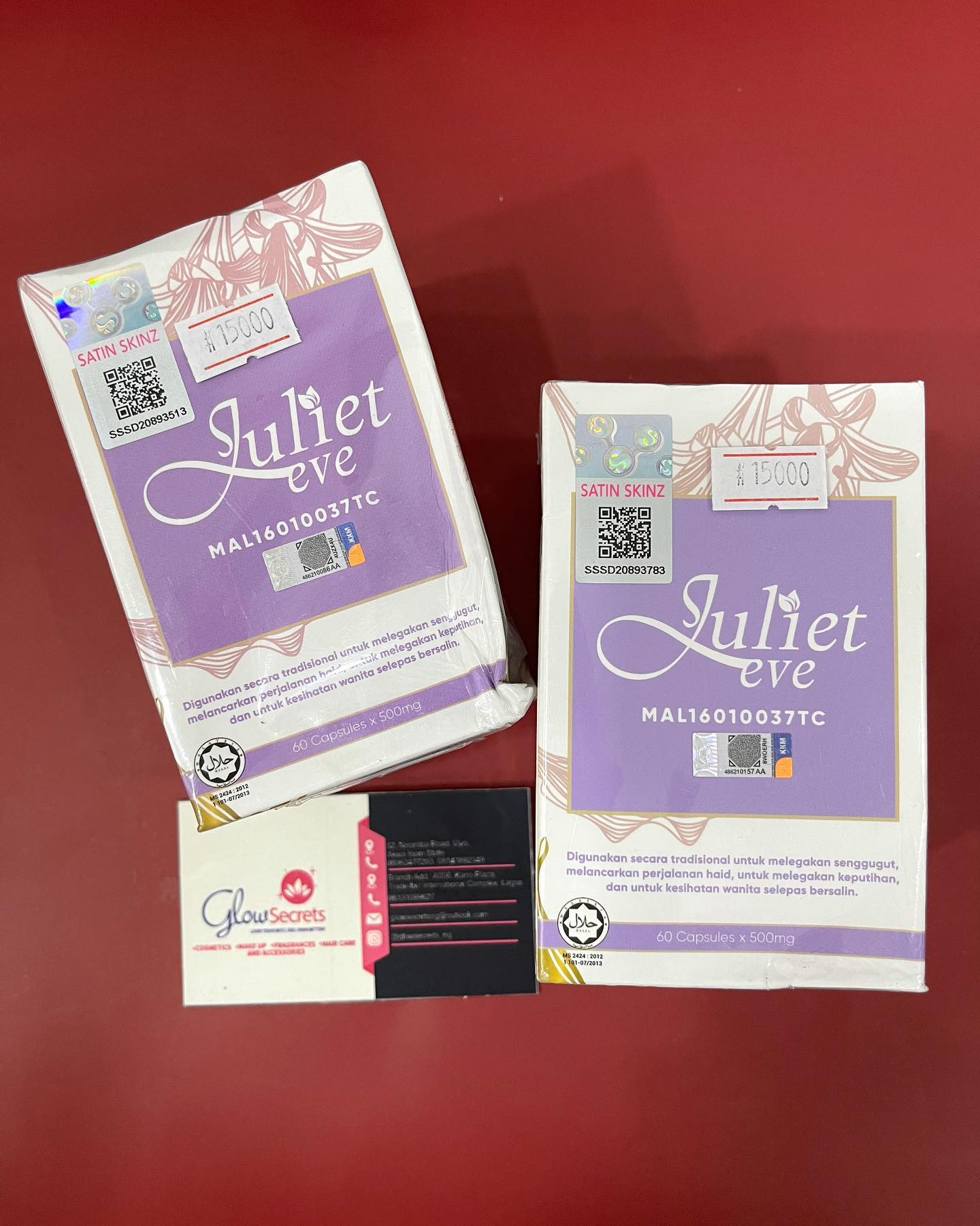 Complément Satin Skinz Juliet EVE - Collagène Et L-Glutathion - Anti-âge, Santé Féminine - Gélules
