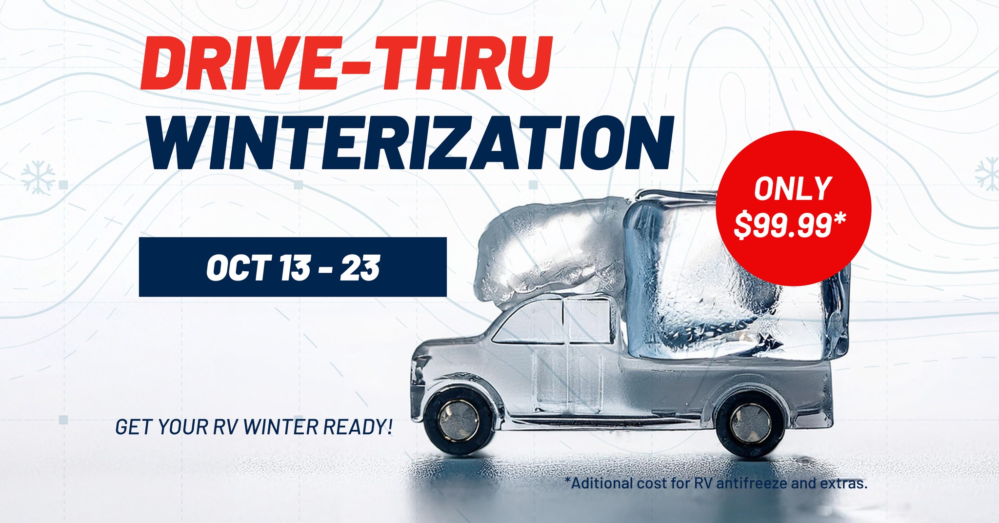 Drive Thru Winterization at Fraserway RV