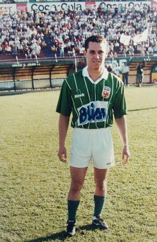 Roberto Carlos from the time he played for Uniao Sao Joao (1991-1993)
