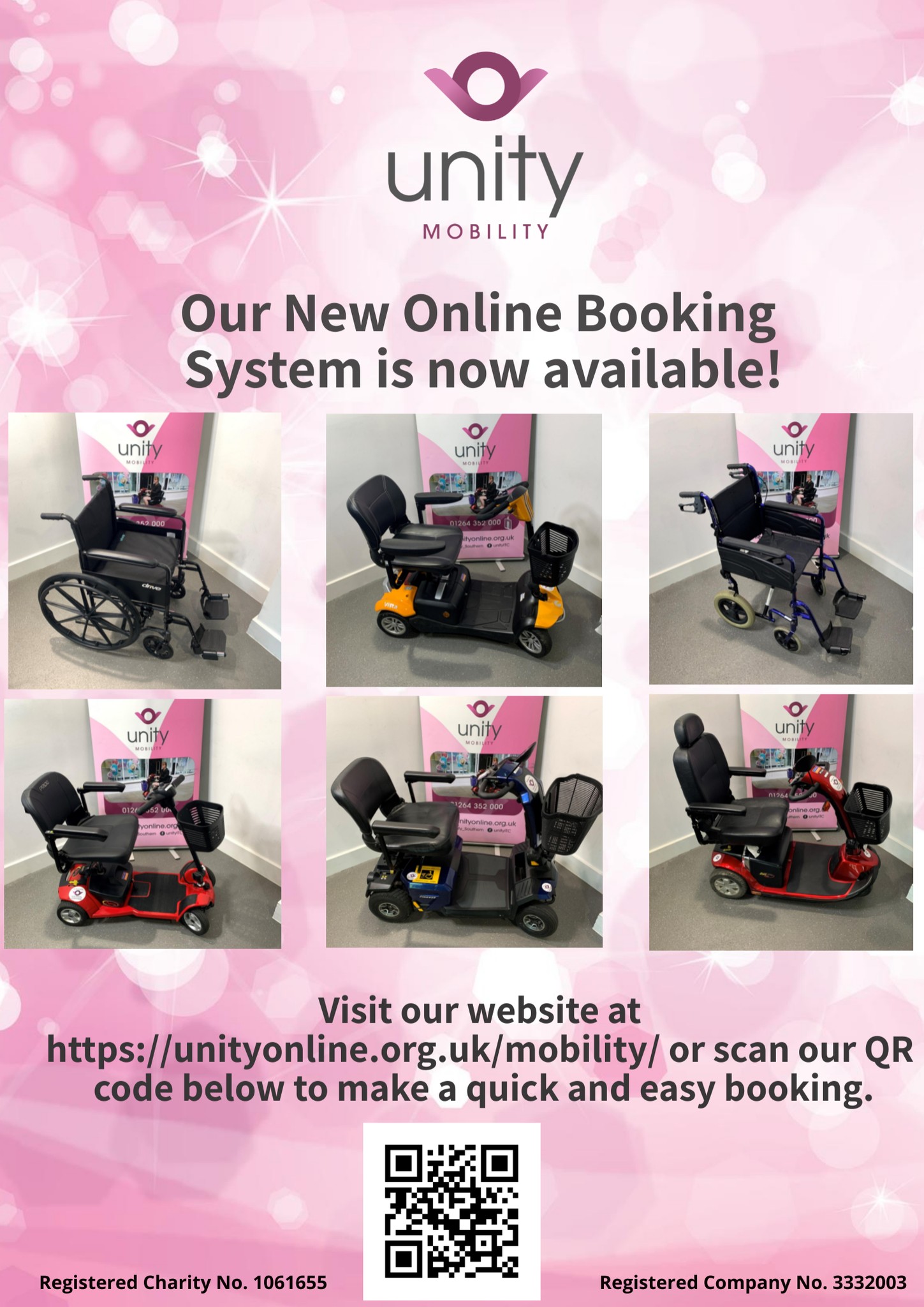 Unity - Unity's New Online Booking System is now available! Please ...