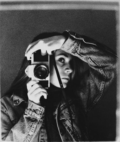 Historic - Fiona Veronese Pechukas' self-portrait from 1990, captured