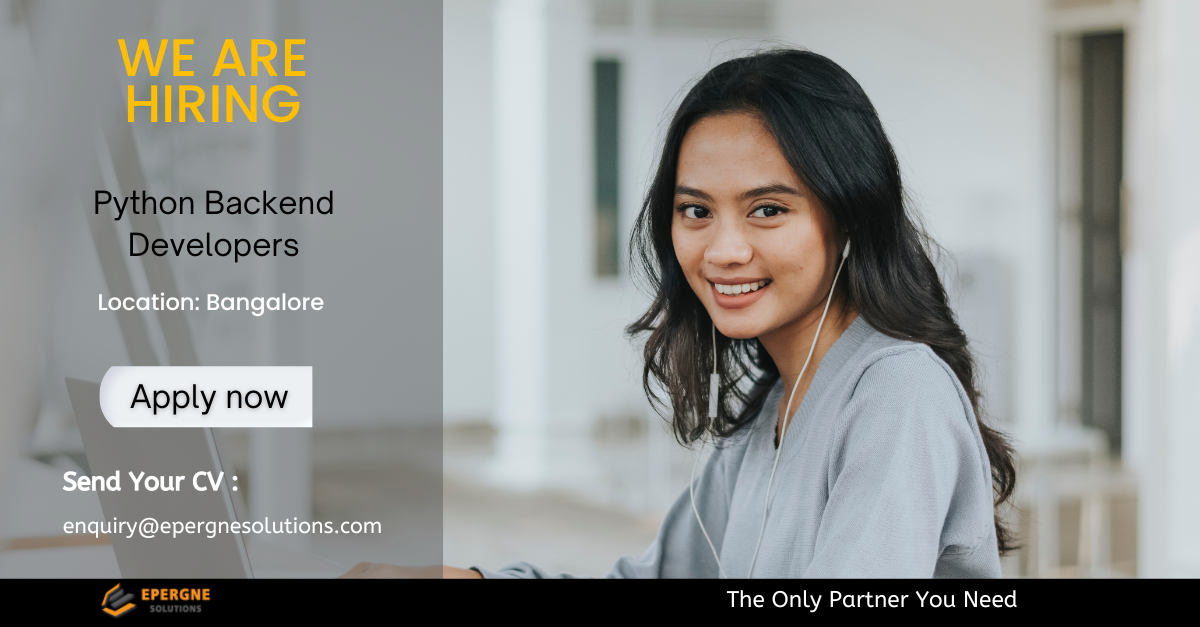 ESPL - Hiring Python Backend Developers! Location:... | Facebook