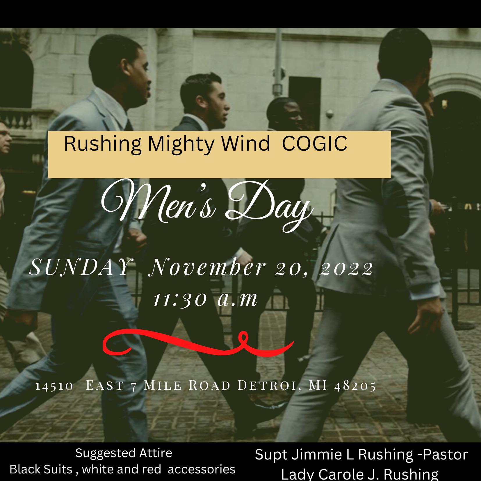 Rushing Mighty Wind Church of God in Christ | Detroit MI