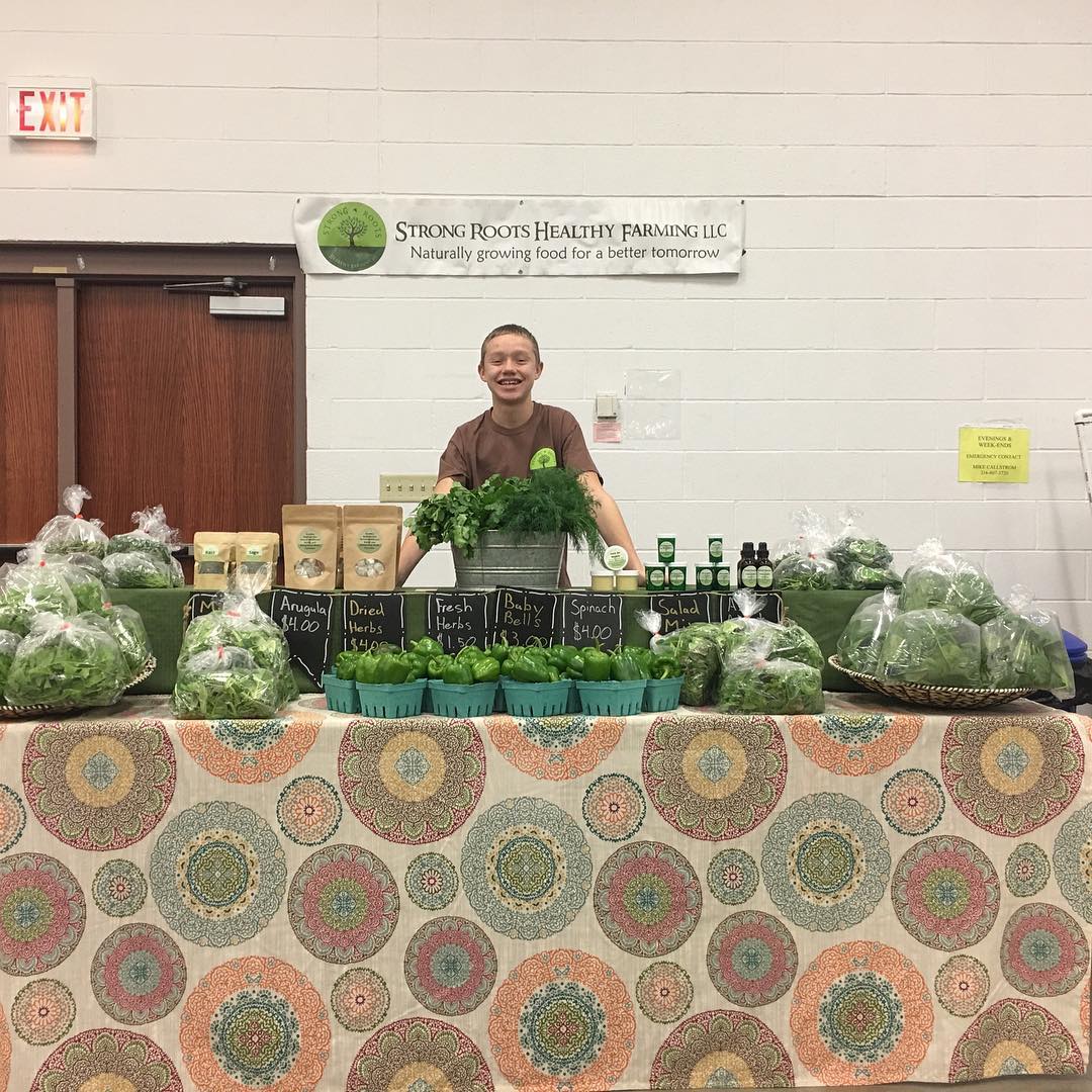 Strong Roots Healthy Farming LLC - Our middle son, Ashton, is just ...