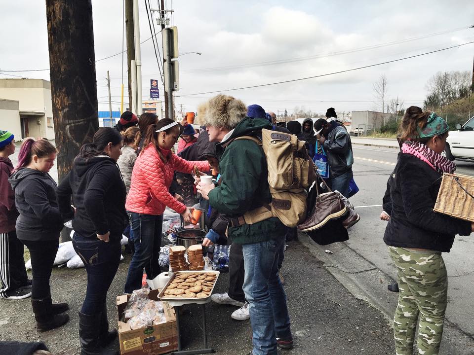 Helping the less fortunate ones