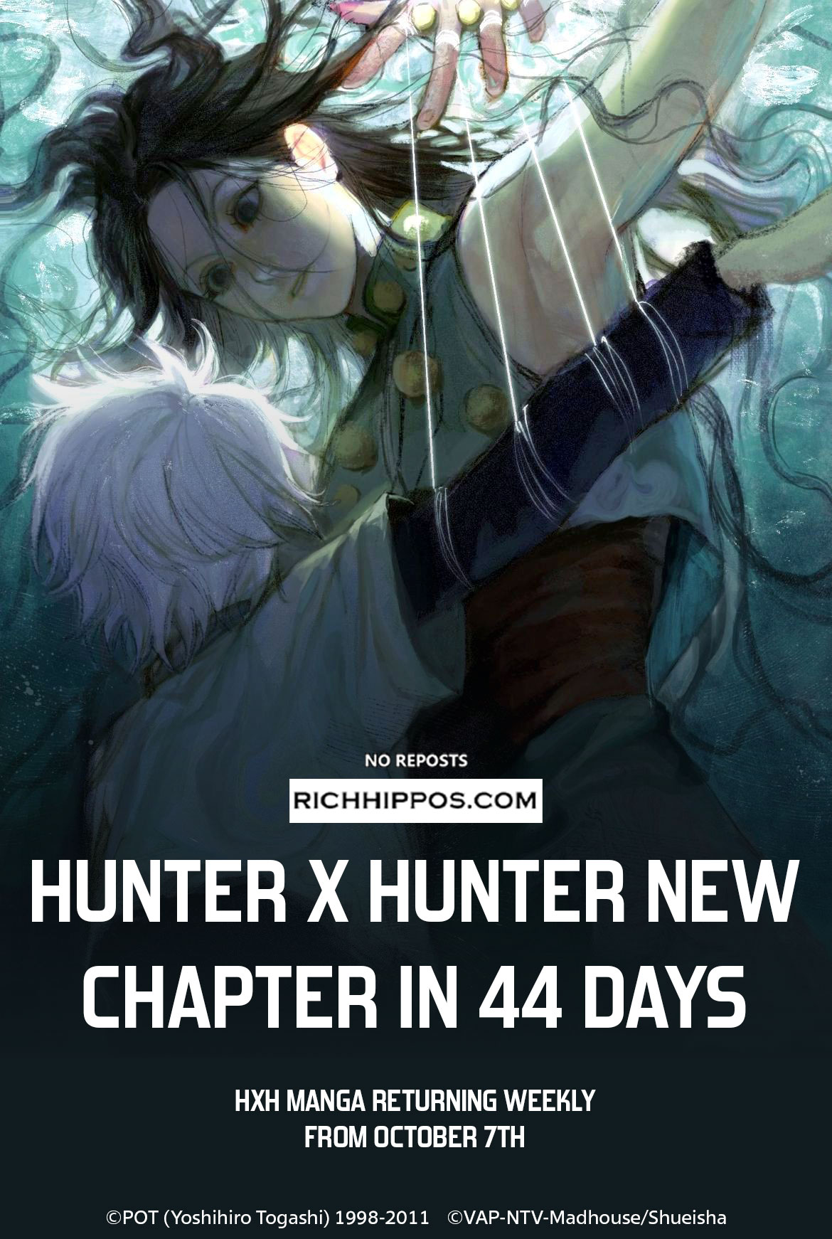 Yoshihiro - HUNTER×HUNTER manga is returning with weekly chapters on ...