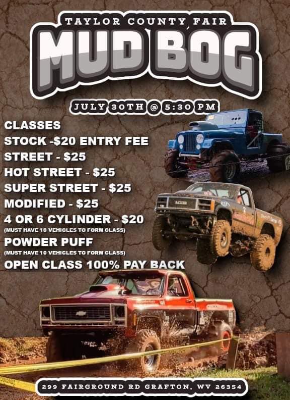 Bring your machine and hit the mud,... - Taylor County Fair | Facebook