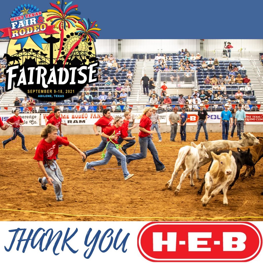 We are proud to have H-E-B as... - West Texas Fair & Rodeo