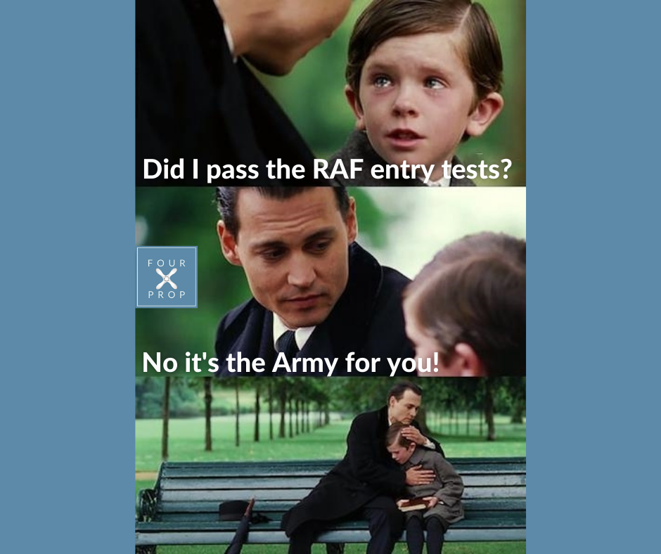 Four Prop - Did I get in? #RAF #RoyalAirForce...