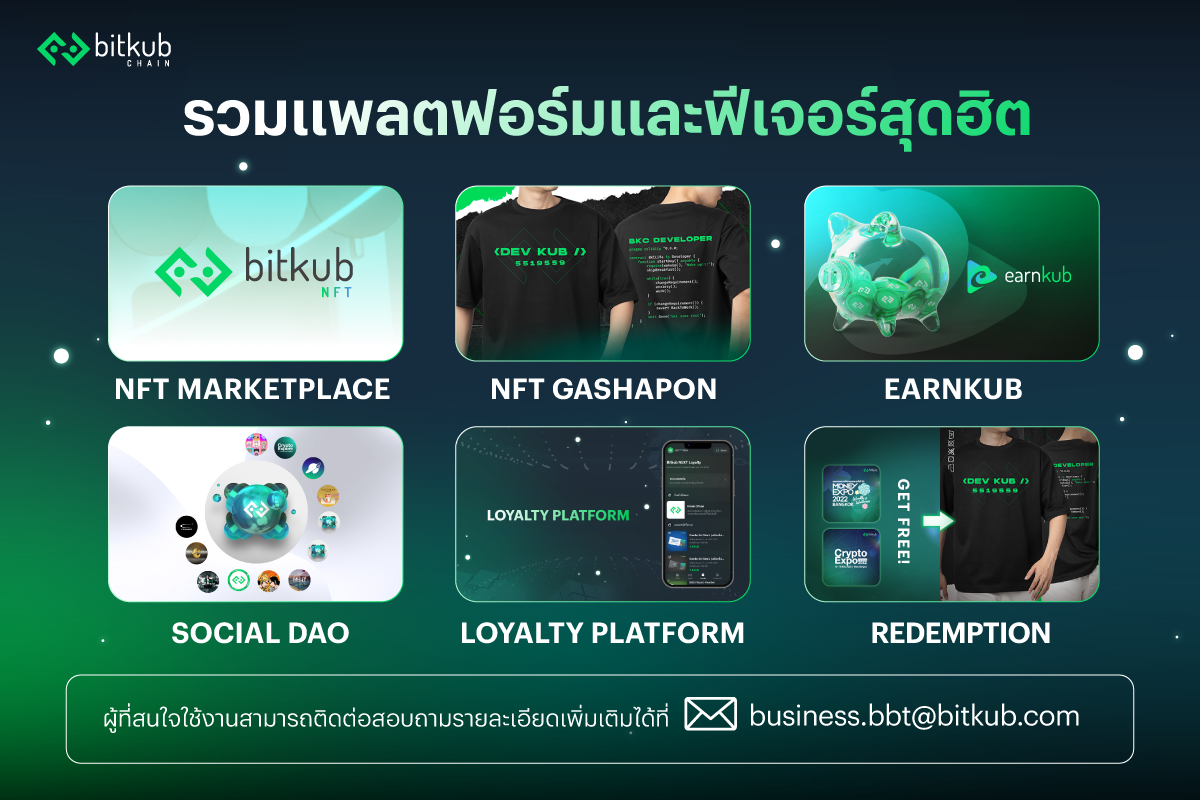Bitkub Chain - 🔥 รวมแพลตฟอร์มและฟีเจอร์สุดฮิตของ Bitkub...
