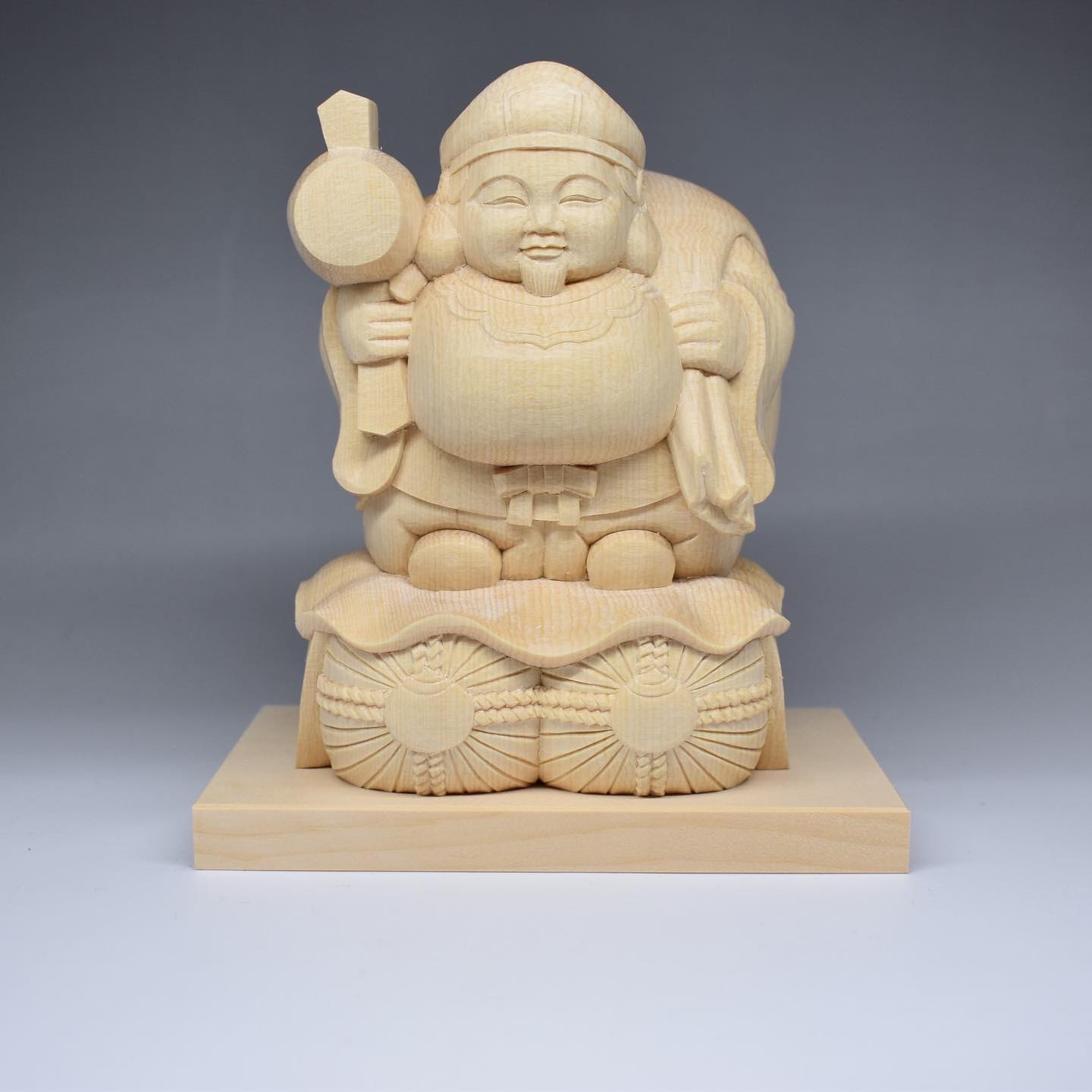 珊瑚仏像古い根付