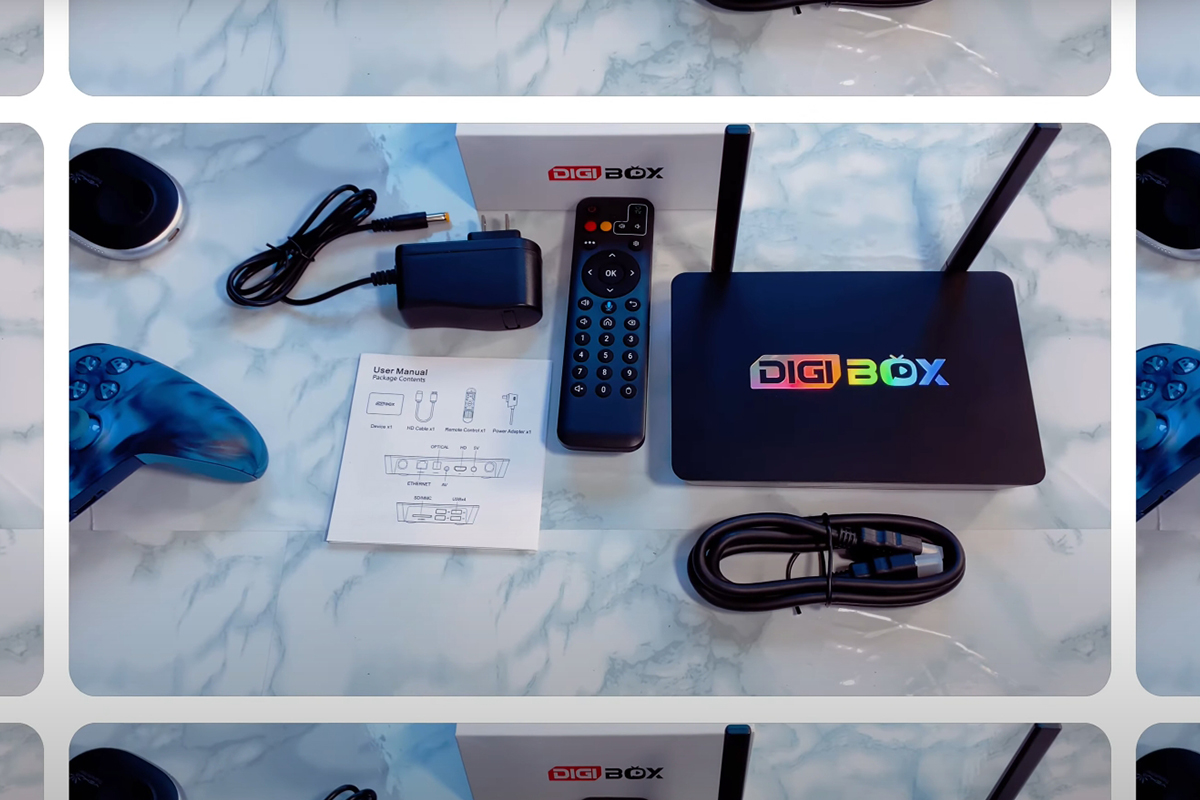 Digibox D6 Max streaming box features